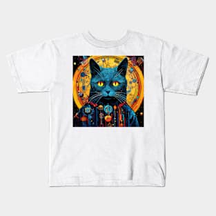 Tarot Cat Deity Kids T-Shirt